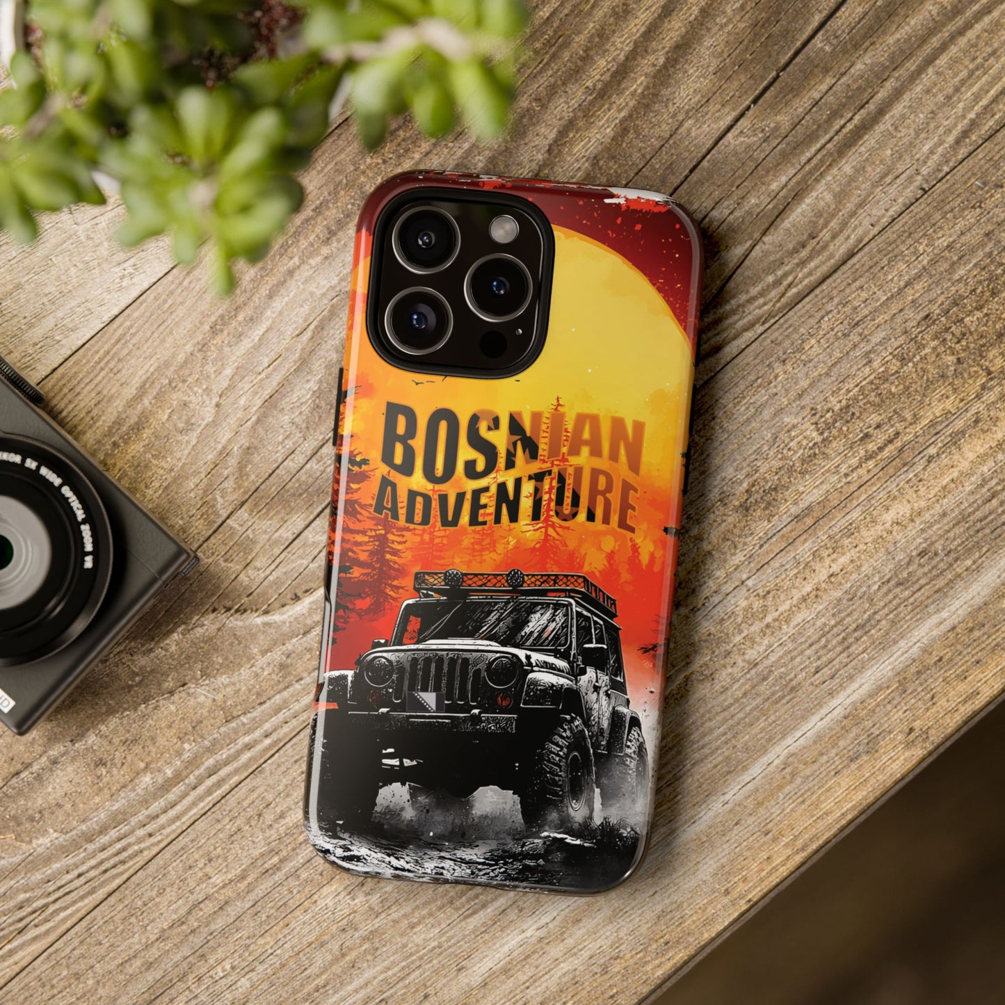 Bosnische Robuste Abenteuer-Hülle für das iPhone 16 & Samsung Galaxy Ultra