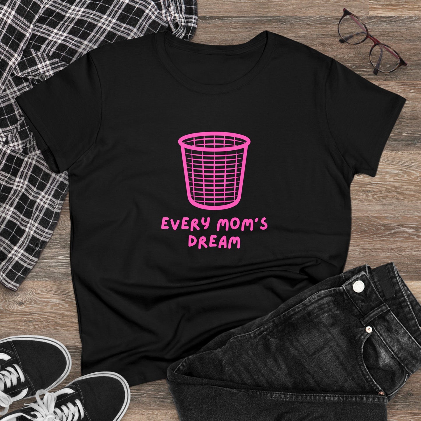 Der Traum jeder Mama mittelschweres Baumwoll-T-Shirt