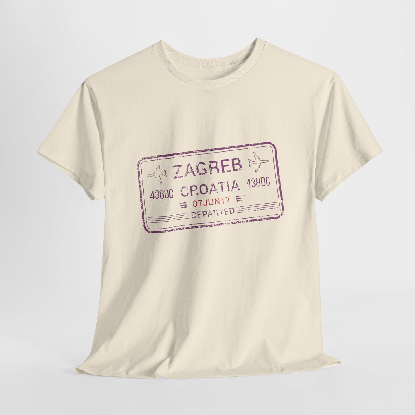 Zagreb T-Shirt aus 100 % Baumwolle