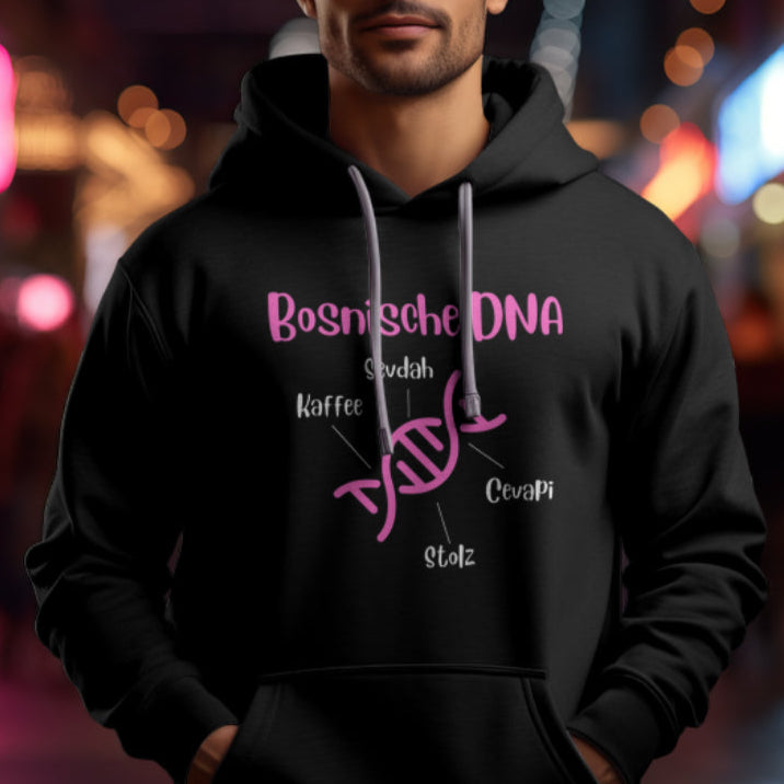 Bosnische DNA klassischer Herren Hoodie