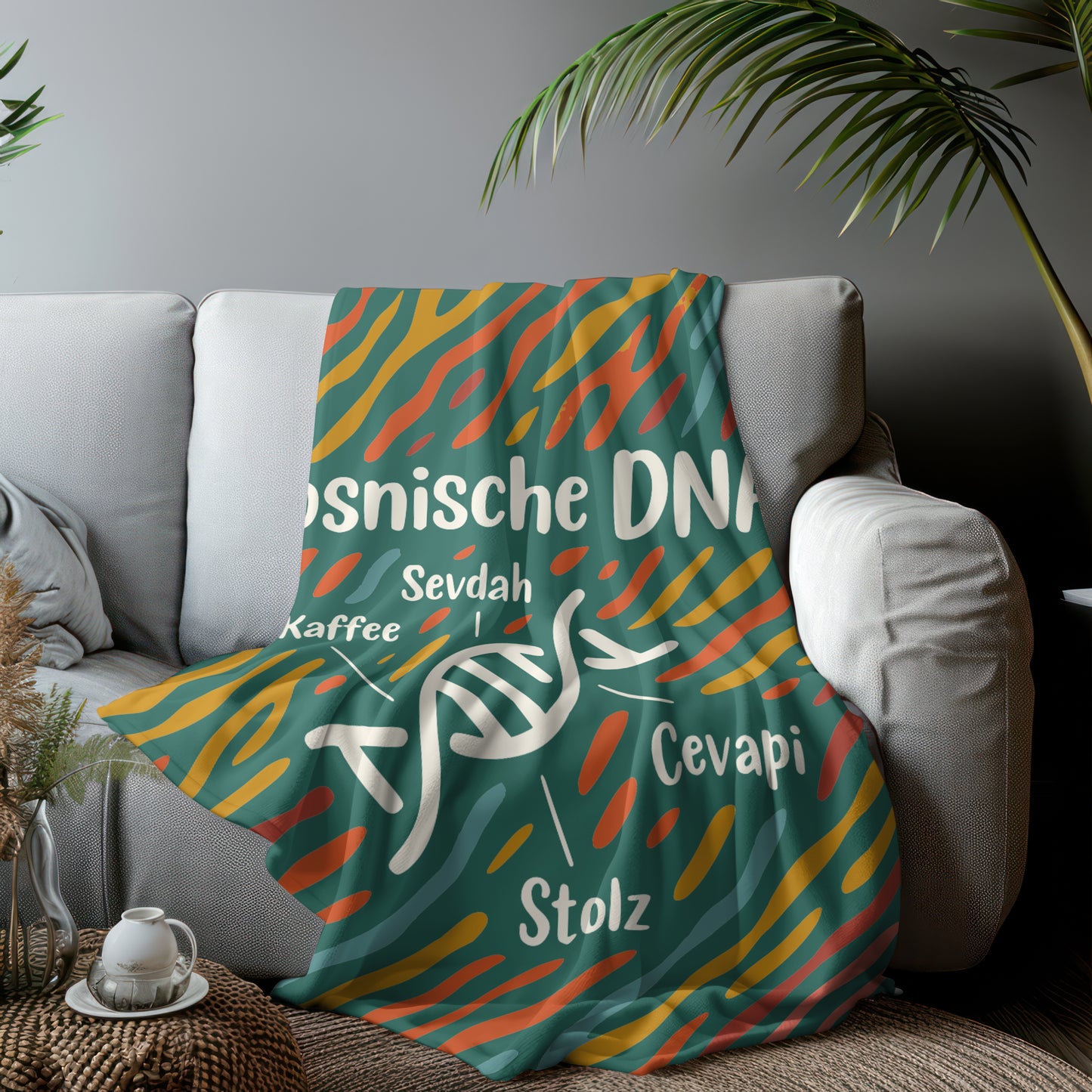 Bosnische DNA Premium Decke