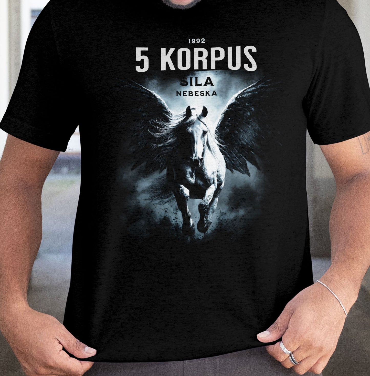 5 Korpus Herren Baumwolle T-Shirt
