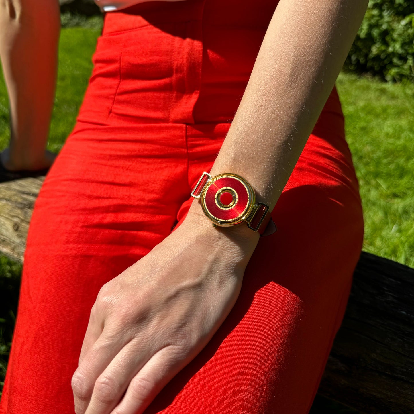 Damenuhr Bella Gold Red