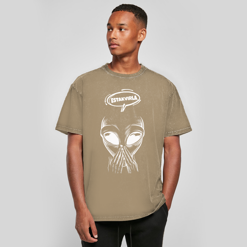 Estakvirlah Oversize Washed T-Shirt