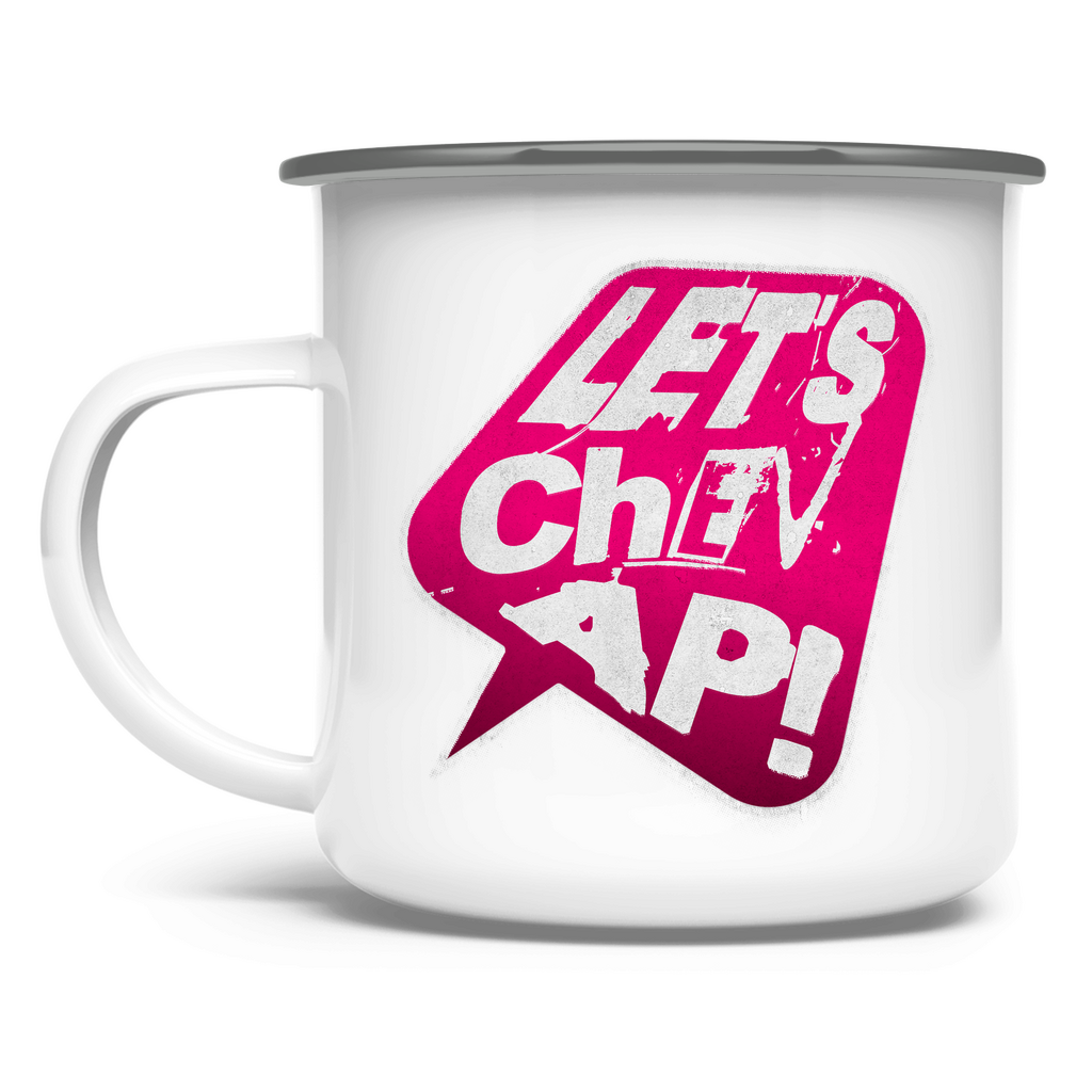 Emaille Tasse Lets chevap