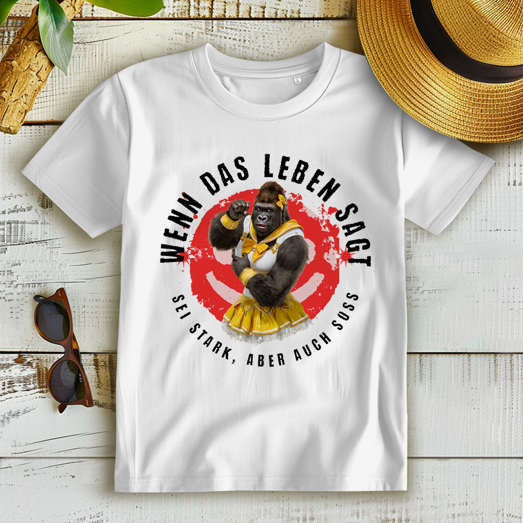 Gorilla Damen Premium Bio T-Shirt