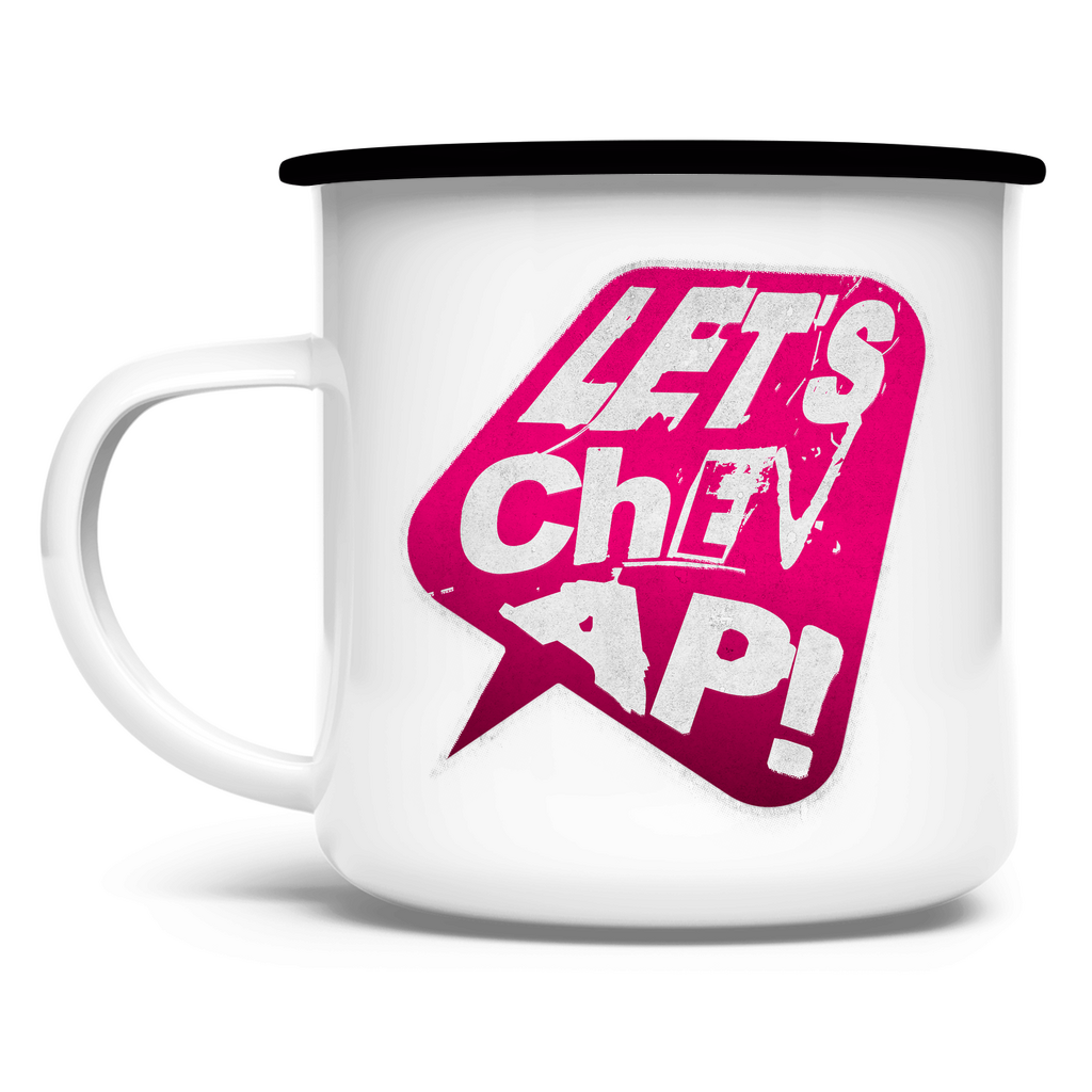 Emaille Tasse Lets chevap