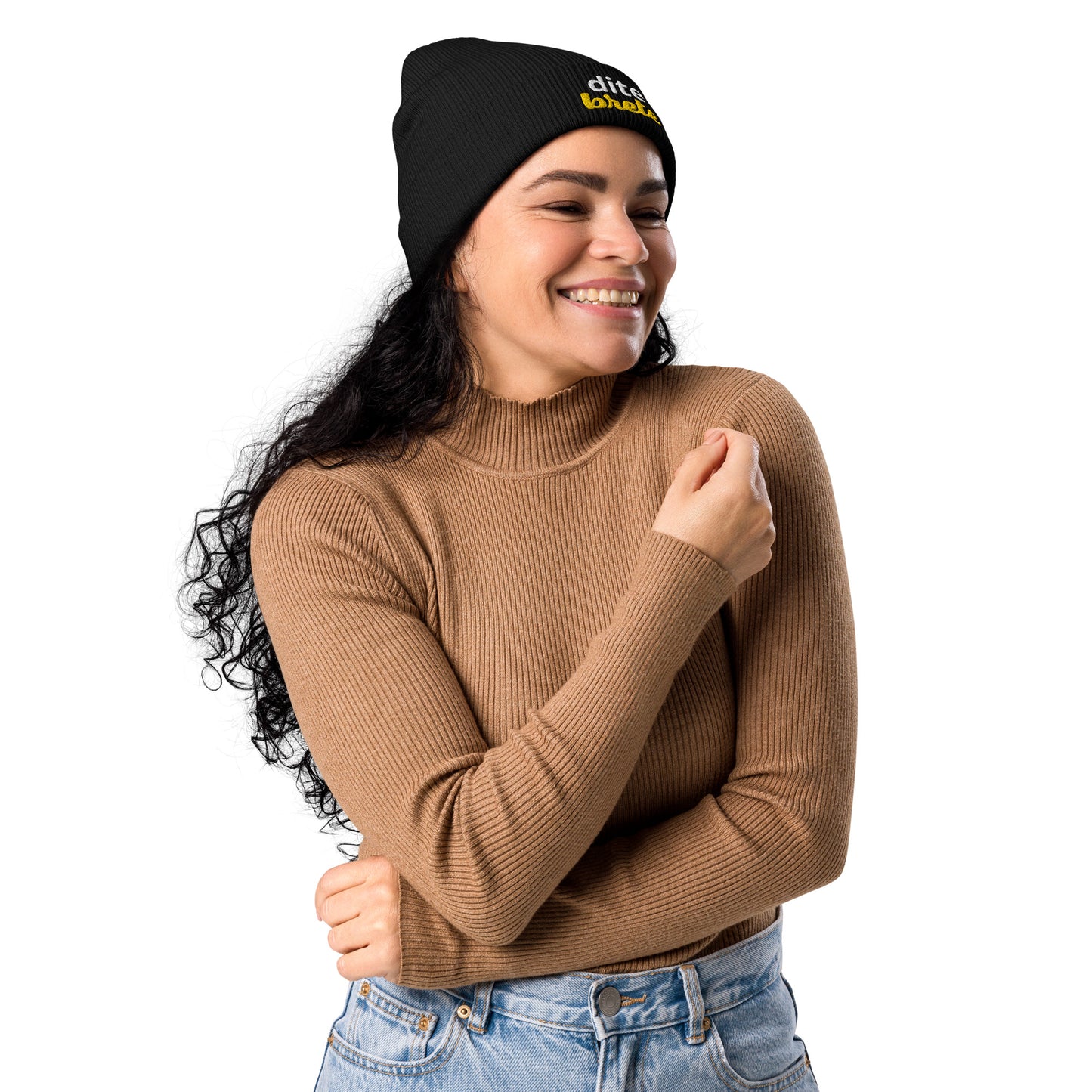 Bosnische unisex Bio-Gerippte Beanie-Mütze