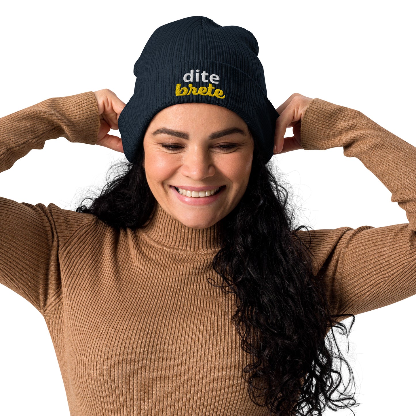 Bosnische unisex Bio-Gerippte Beanie-Mütze