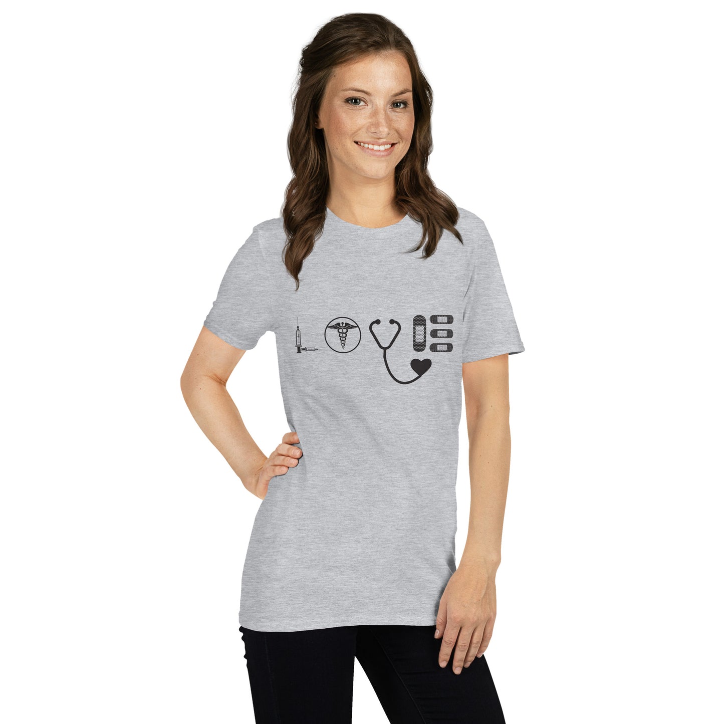 Krankenschwester lustiges Kurzarm-T-Shirt für Frauen