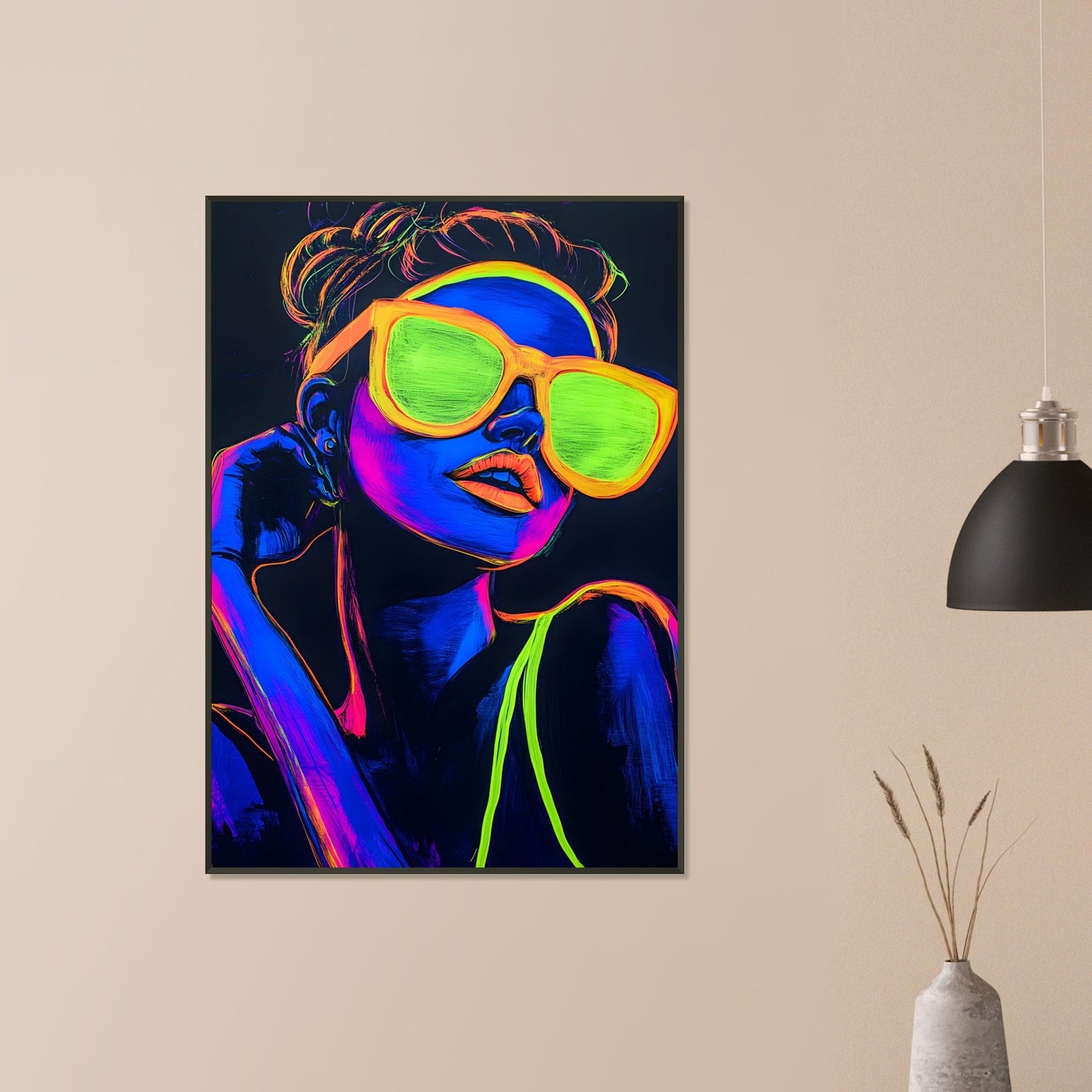Poster mit Metallrahmen