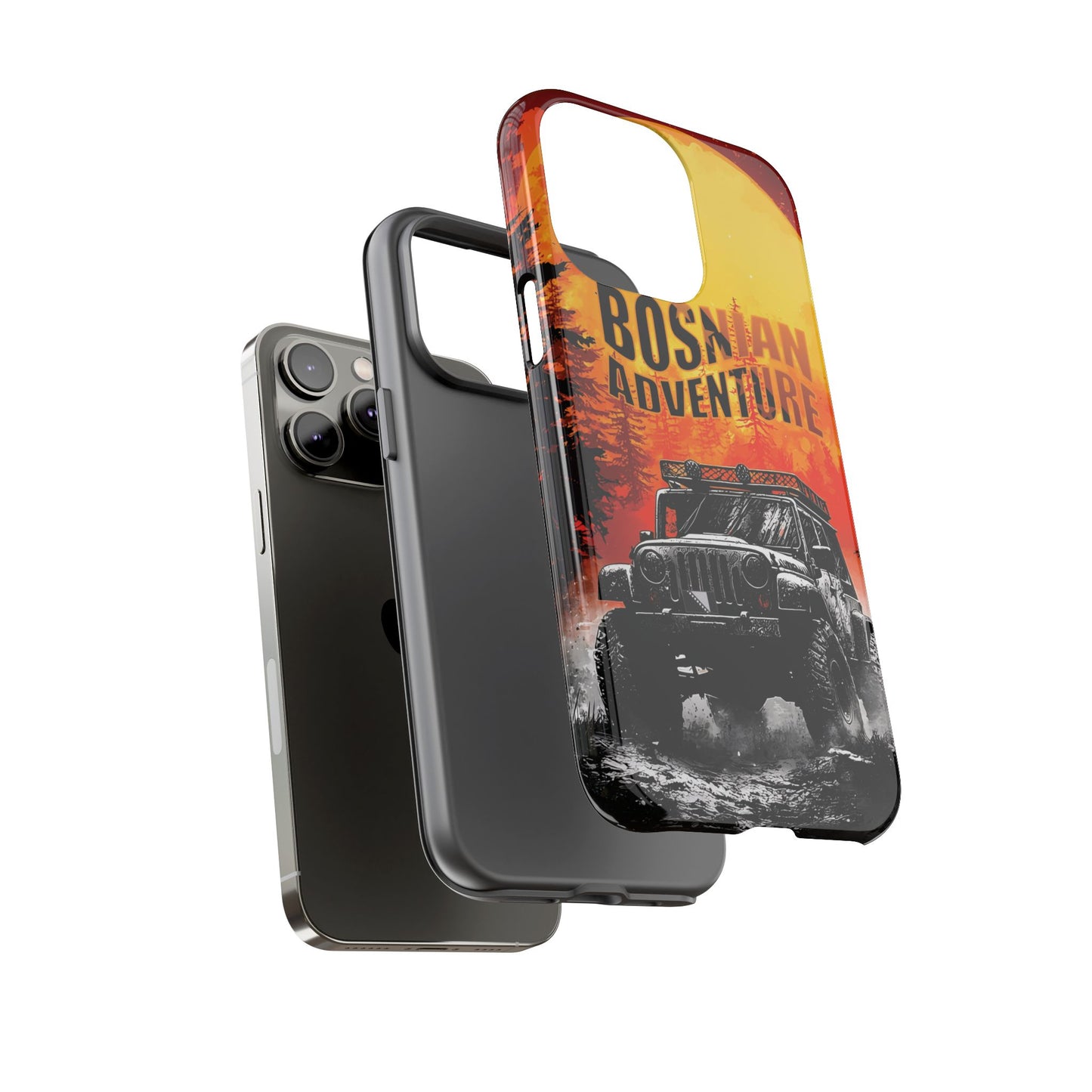 Bosnische Robuste Abenteuer-Hülle für das iPhone 16 & Samsung Galaxy Ultra