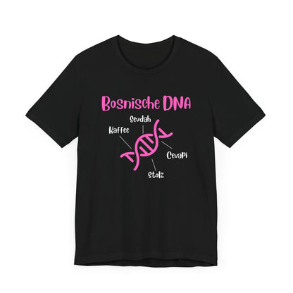 Bosnische DNA Unisex Kurzärmeliges T-Shirt