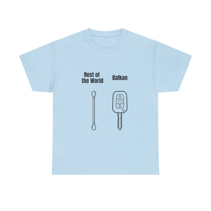 Lustiges Balkan T-Shirt Unisex Schweres Baumwoll-T-Shirt