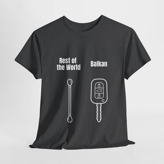 Lustiges Balkan T-Shirt Unisex Schweres Baumwoll-T-Shirt