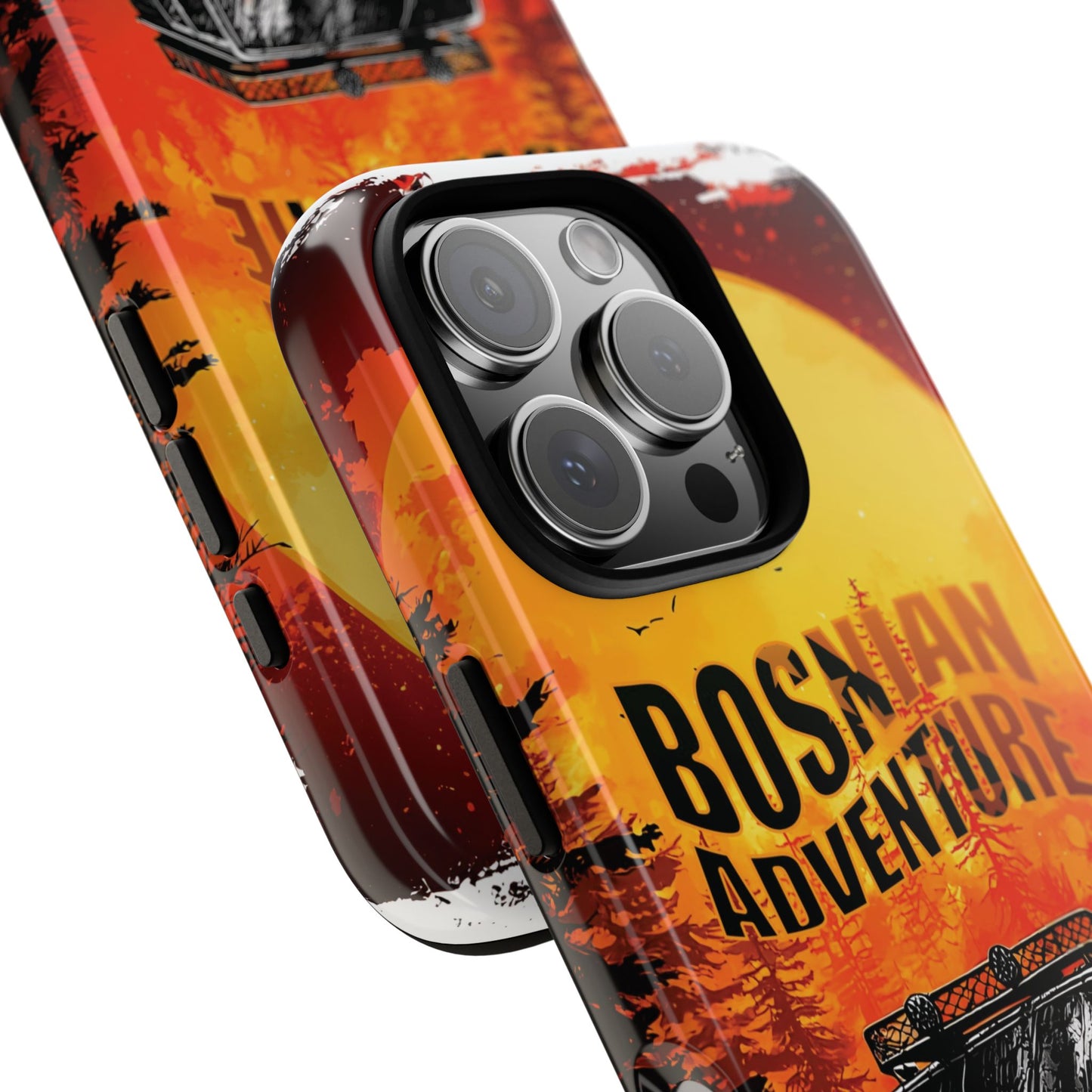 Bosnische Robuste Abenteuer-Hülle für das iPhone 16 & Samsung Galaxy Ultra
