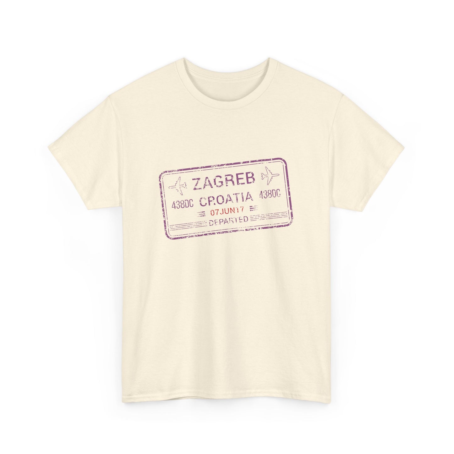 Zagreb T-Shirt aus 100 % Baumwolle
