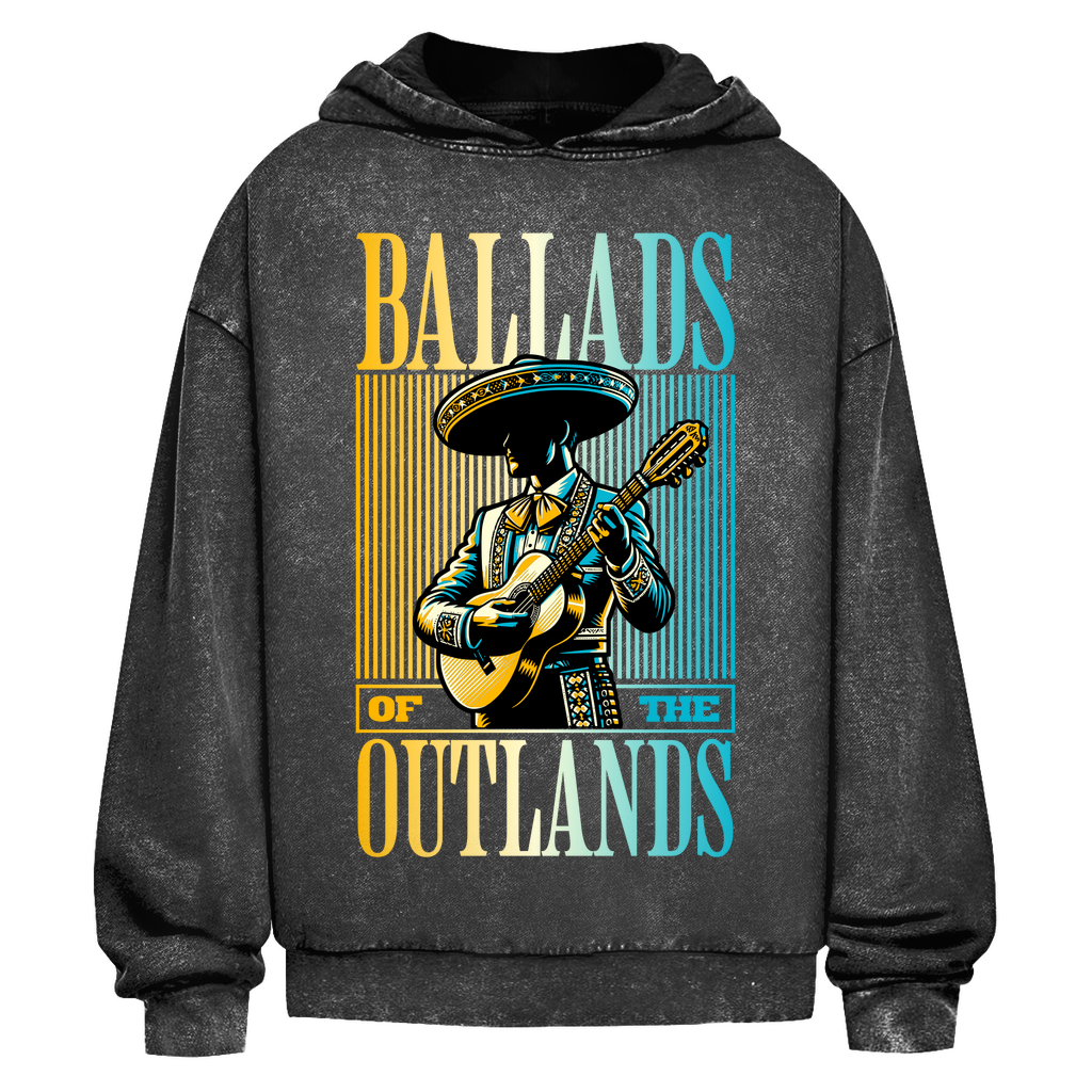Outlands  Verwaschener Oversize-Hoodie