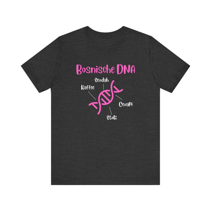 Bosnische DNA Unisex Kurzärmeliges T-Shirt
