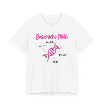 Bosnische DNA Unisex Kurzärmeliges T-Shirt
