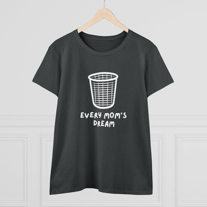 Der Traum jeder Mama mittelschweres Baumwoll-T-Shirt