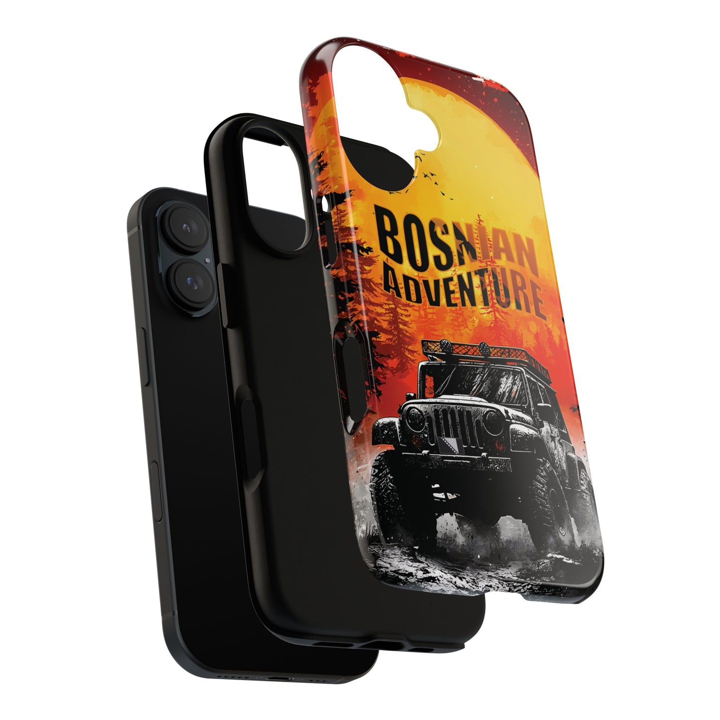 Bosnische Robuste Abenteuer-Hülle für das iPhone 16 & Samsung Galaxy Ultra