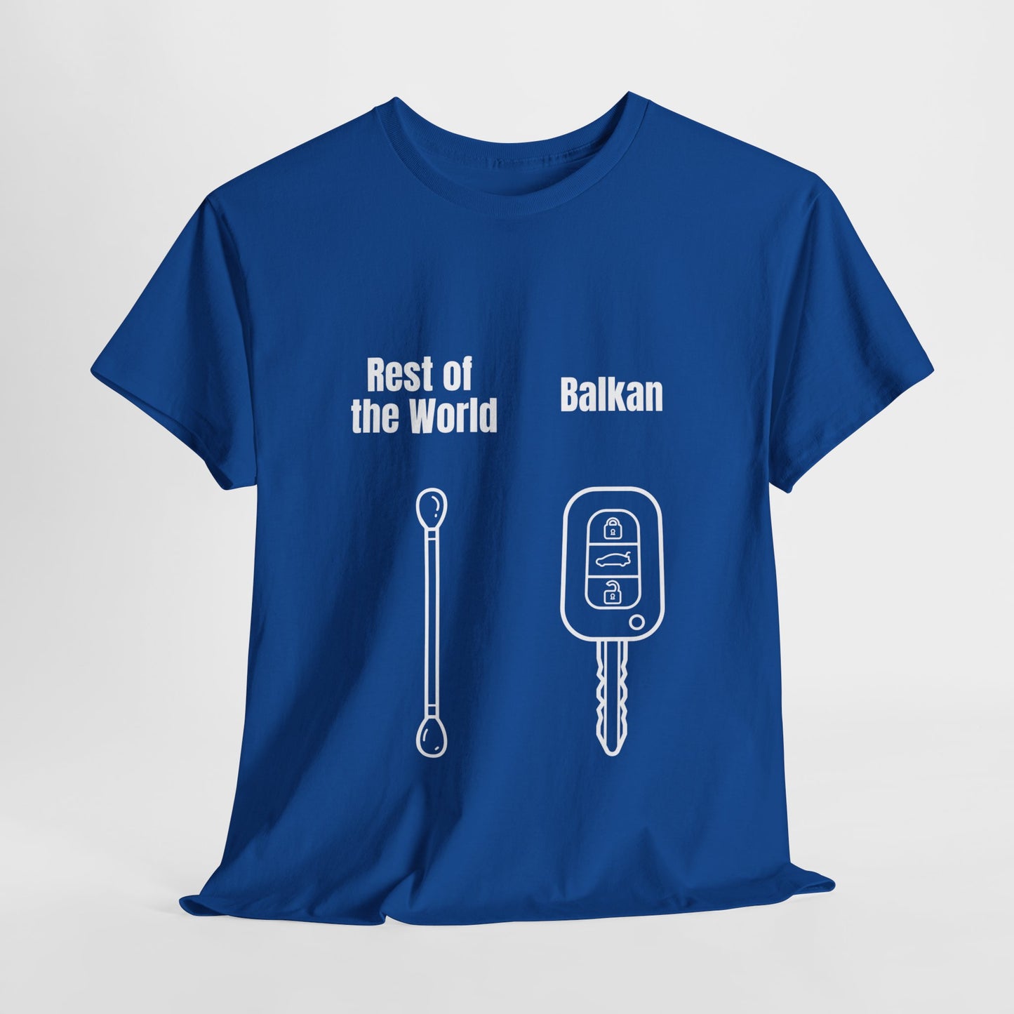 Lustiges Balkan T-Shirt Unisex Schweres Baumwoll-T-Shirt