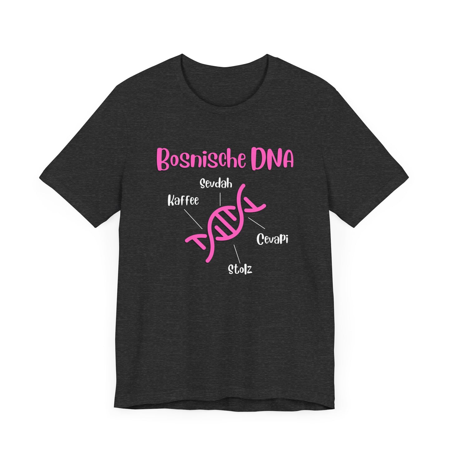 Bosnische DNA Unisex Kurzärmeliges T-Shirt