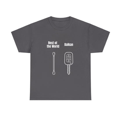 Lustiges Balkan T-Shirt Unisex Schweres Baumwoll-T-Shirt