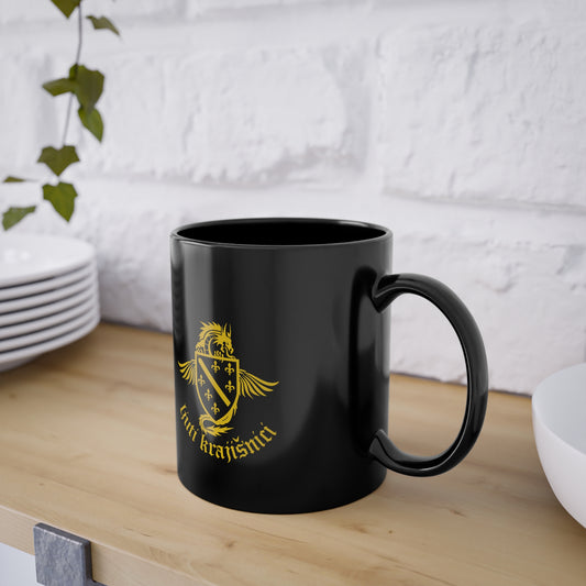 Bosnischer Ljuti Krajisnici schwarz Kaffeebecher 0,33 L