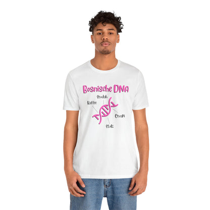 Bosnische DNA Unisex Kurzärmeliges T-Shirt