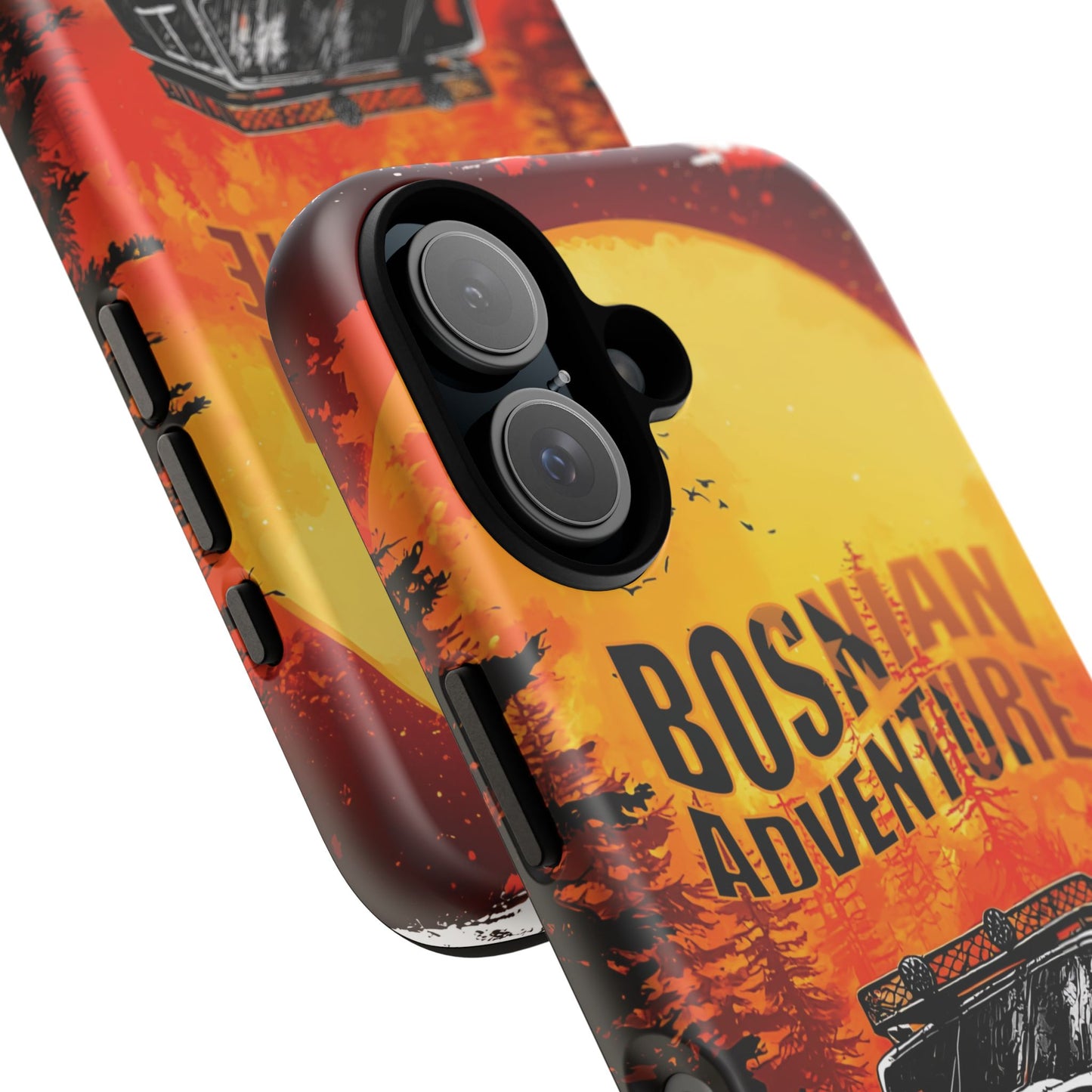 Bosnische Robuste Abenteuer-Hülle für das iPhone 16 & Samsung Galaxy Ultra