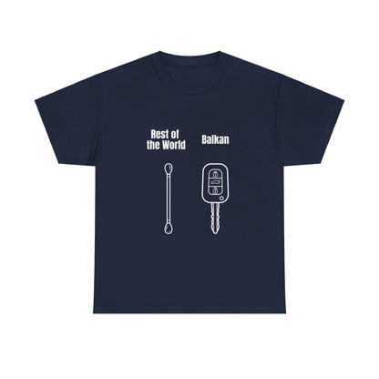 Lustiges Balkan T-Shirt Unisex Schweres Baumwoll-T-Shirt
