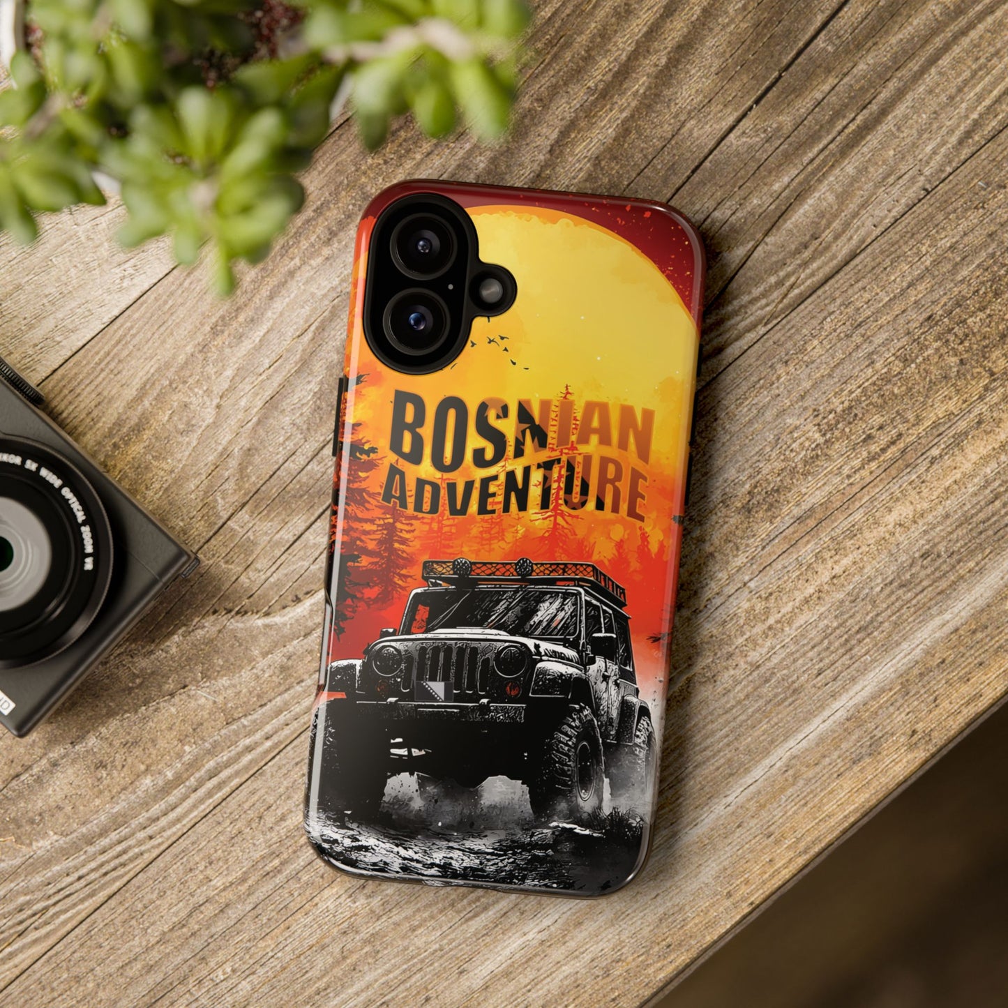 Bosnische Robuste Abenteuer-Hülle für das iPhone 16 & Samsung Galaxy Ultra