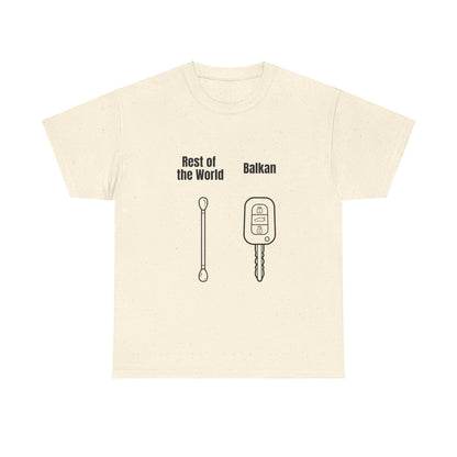 Lustiges Balkan T-Shirt Unisex Schweres Baumwoll-T-Shirt