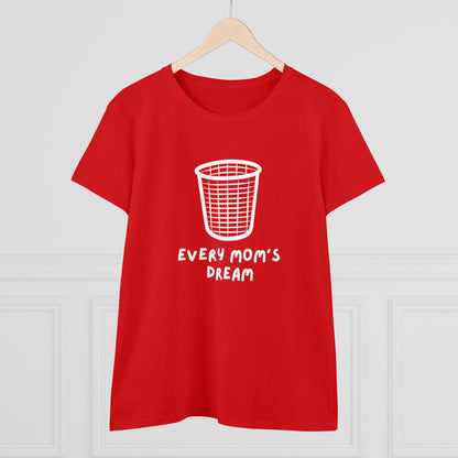 Der Traum jeder Mama mittelschweres Baumwoll-T-Shirt