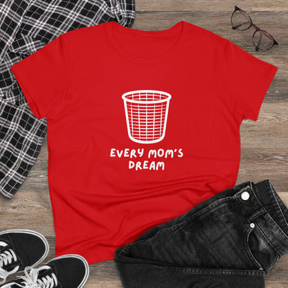 Der Traum jeder Mama mittelschweres Baumwoll-T-Shirt