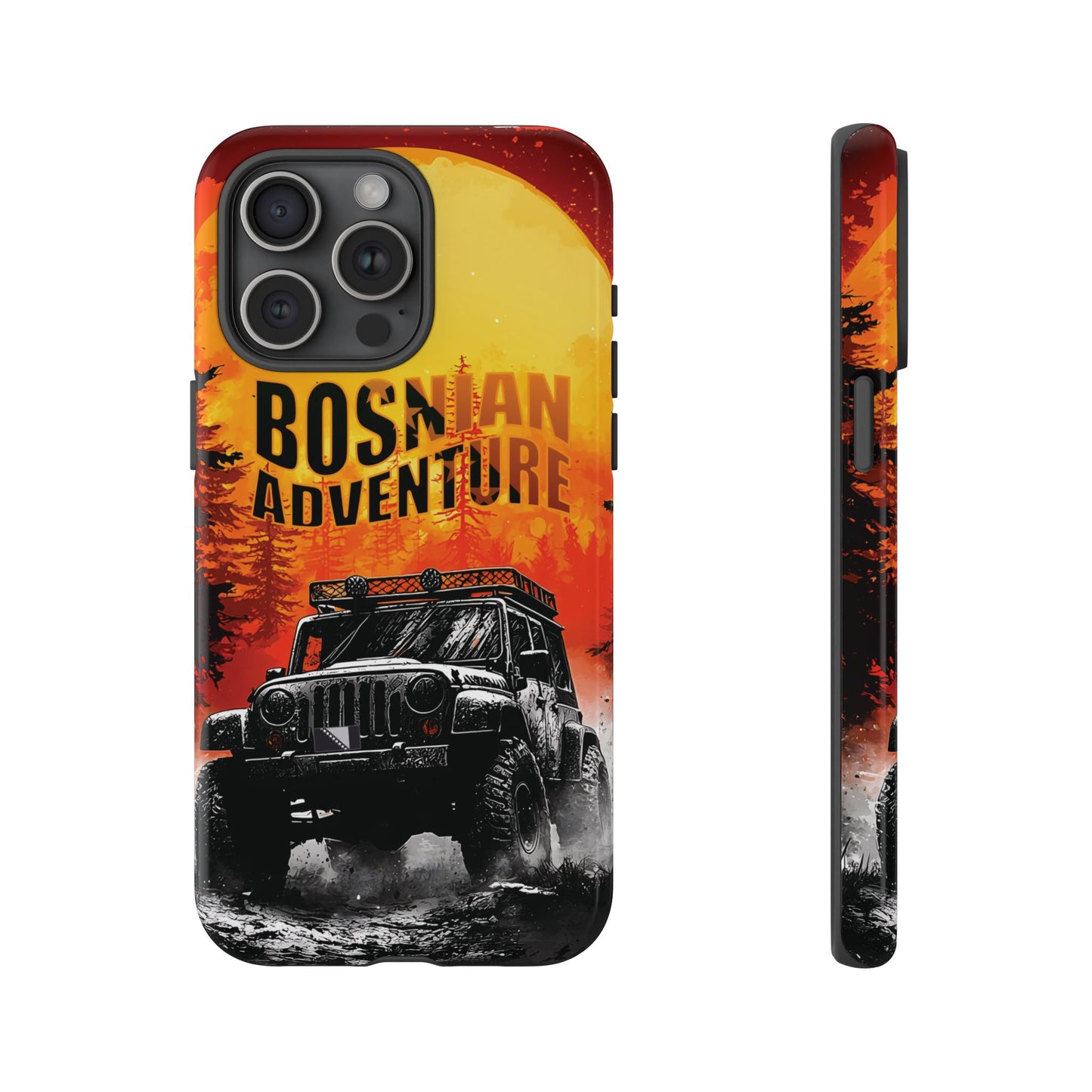 Bosnische Robuste Abenteuer-Hülle für das iPhone 16 & Samsung Galaxy Ultra