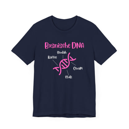 Bosnische DNA Unisex Kurzärmeliges T-Shirt