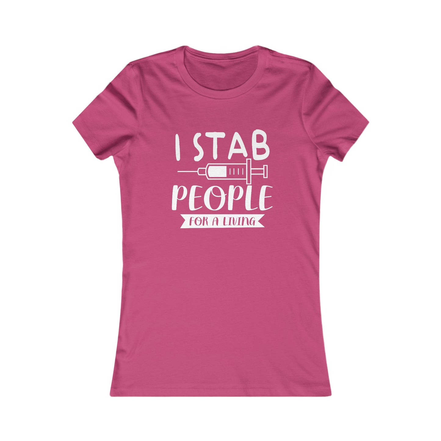 Krankenschwester Thema schlanke Passform Damen T-Shirt