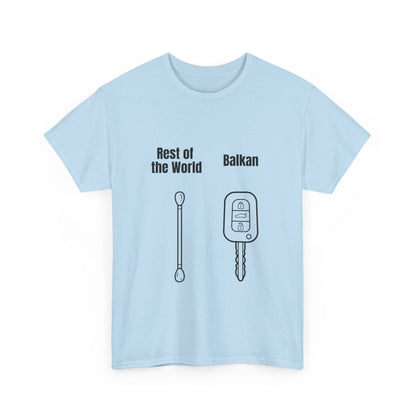 Lustiges Balkan T-Shirt Unisex Schweres Baumwoll-T-Shirt