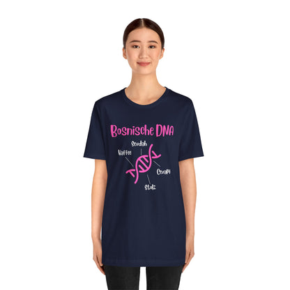 Bosnische DNA Unisex Kurzärmeliges T-Shirt