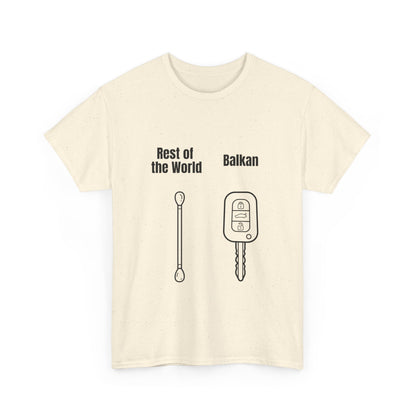 Lustiges Balkan T-Shirt Unisex Schweres Baumwoll-T-Shirt