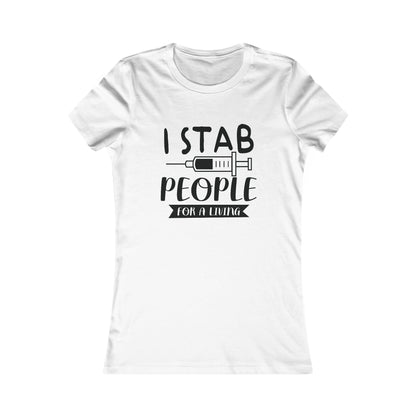 Krankenschwester Thema schlanke Passform Damen T-Shirt
