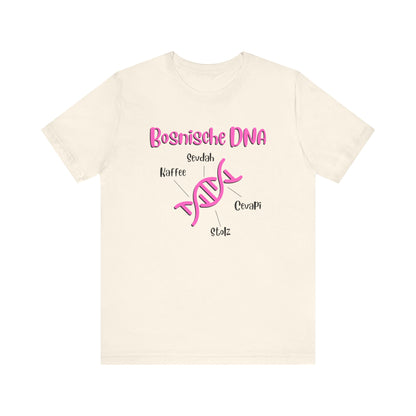 Bosnische DNA Unisex Kurzärmeliges T-Shirt