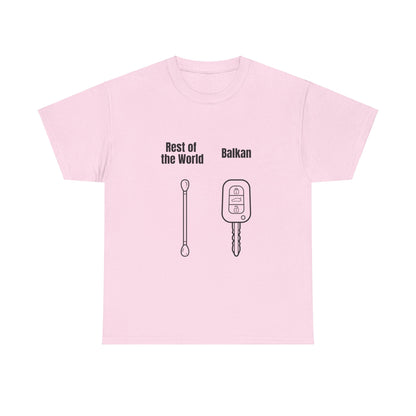 Lustiges Balkan T-Shirt Unisex Schweres Baumwoll-T-Shirt