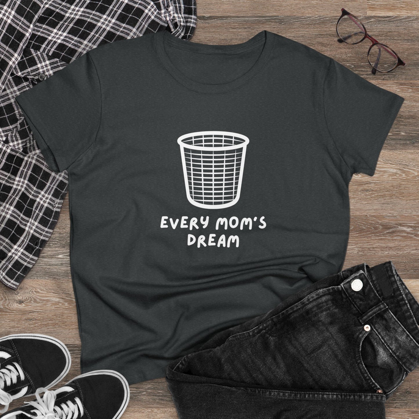 Der Traum jeder Mama mittelschweres Baumwoll-T-Shirt