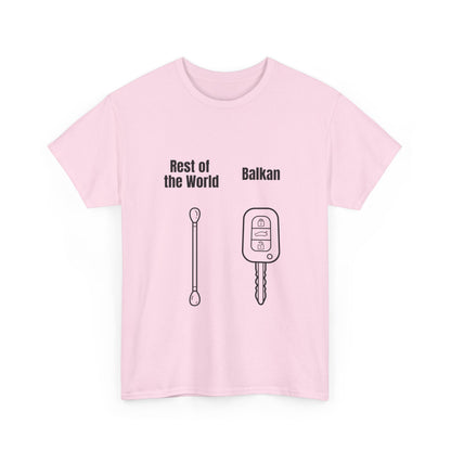 Lustiges Balkan T-Shirt Unisex Schweres Baumwoll-T-Shirt