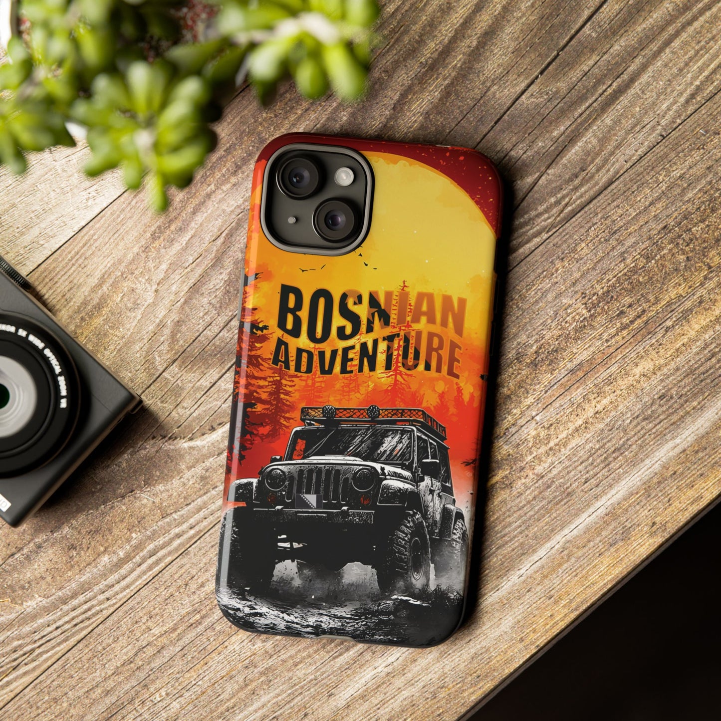 Bosnische Robuste Abenteuer-Hülle für das iPhone 16 & Samsung Galaxy Ultra