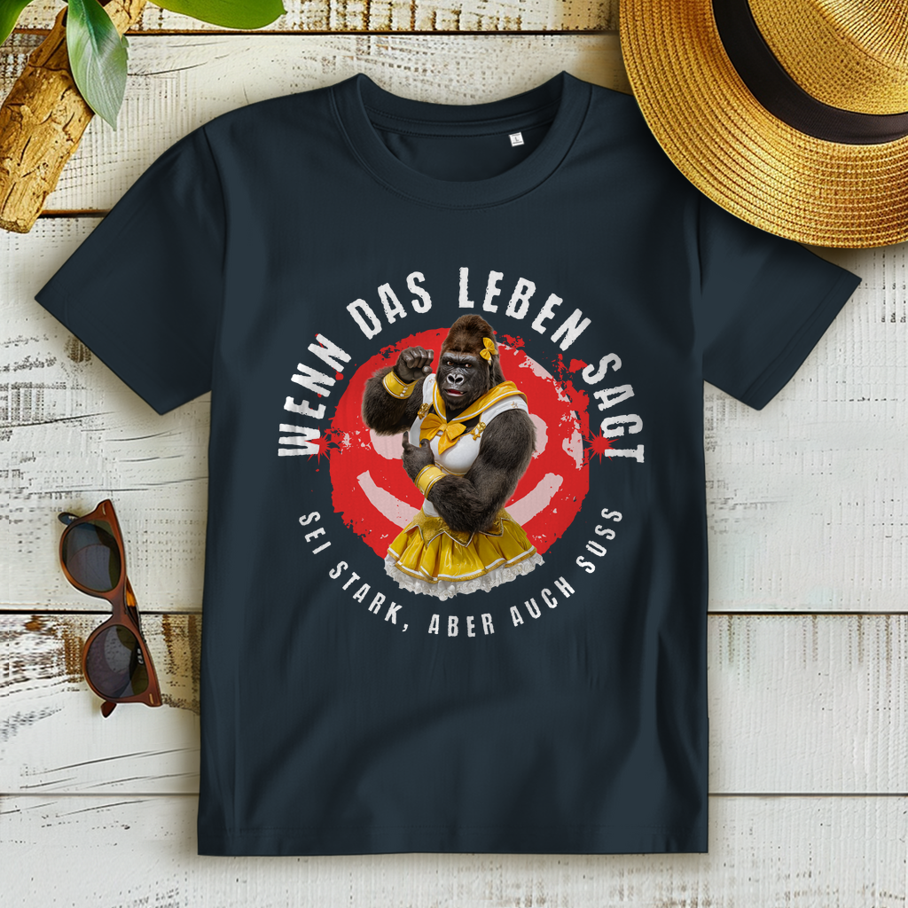 Gorilla Damen Premium Bio T-Shirt